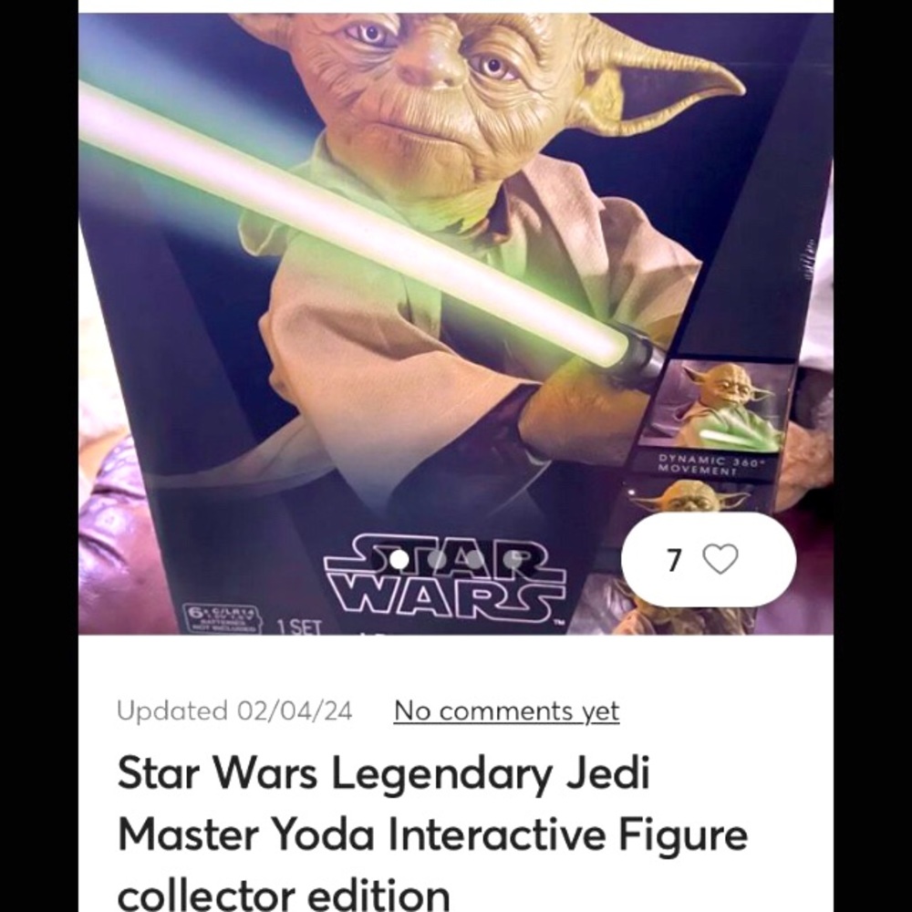 STAR WARS Interactive Talking Jedi Master YODA Collectors Edition Toys R’ Us Box